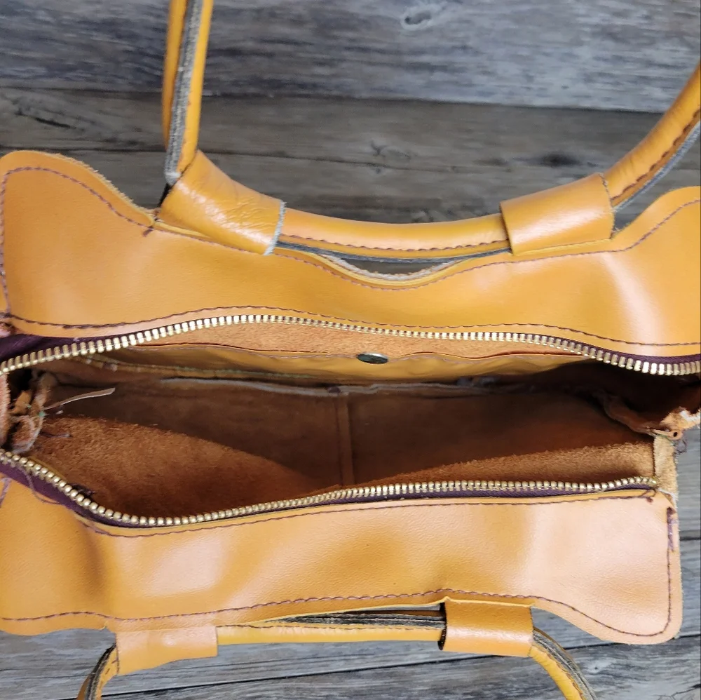 Born Concept Suede Tan Shoulder Bag Boho WesternCore